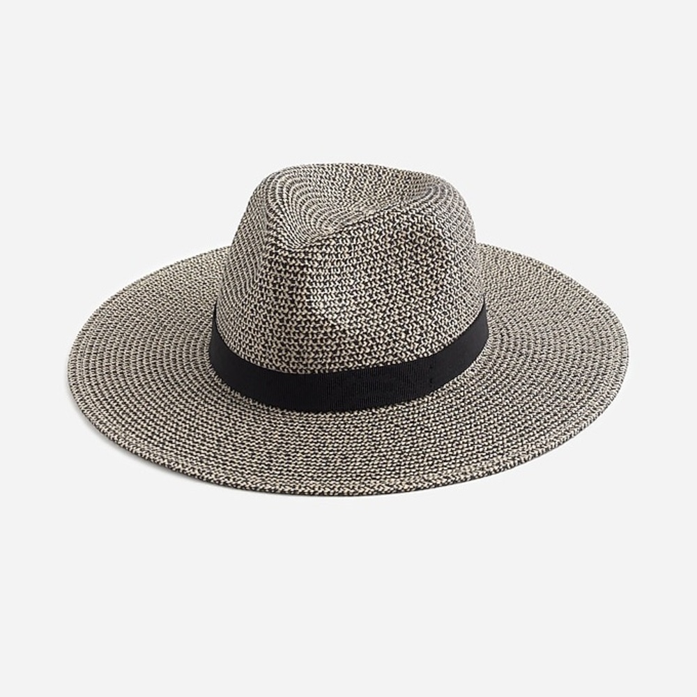 J. Crew Marled Wide-Brim Packable Hat